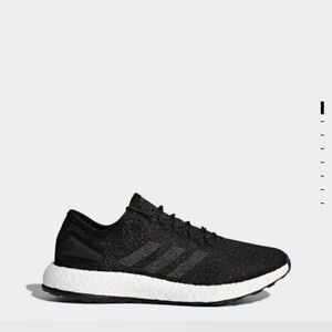 [adidas] Classic Core Black PureBoost Sneakers